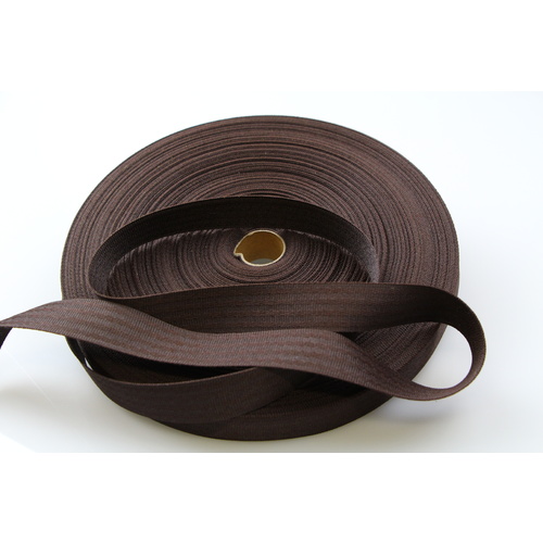 Polyester binding tape BROWN 25mm x 100mt