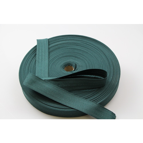 Polyester binding tape 25mm x 100m  [Colour: BOTTLE GREEN ]