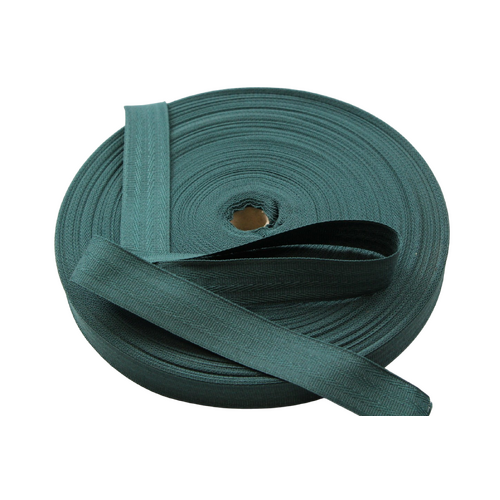 Polyester binding tape BOTTLE GREEN 25mm x 100mt