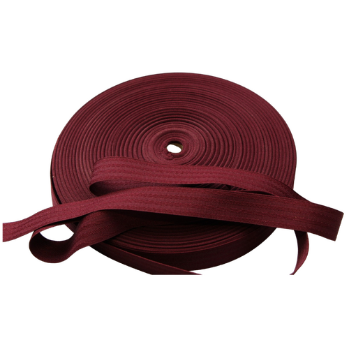 Polyester binding tape BURGUNDY 25mm x 100m