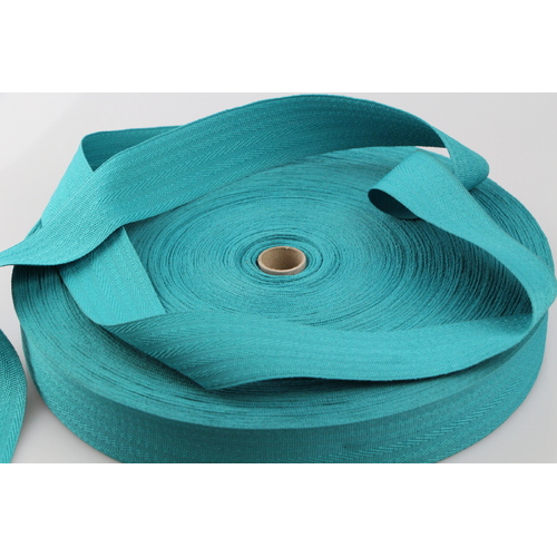 Polyester binding tape TURQUOISE 25mm x 100mt