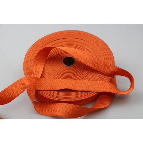 Polyester binding tape ORANGE 25mm x 10mt