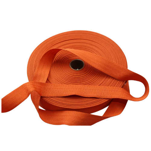 Polyester binding tape ORANGE 25mm x 10mt