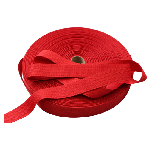 Polyester binding tape RED 25mm x 10mt