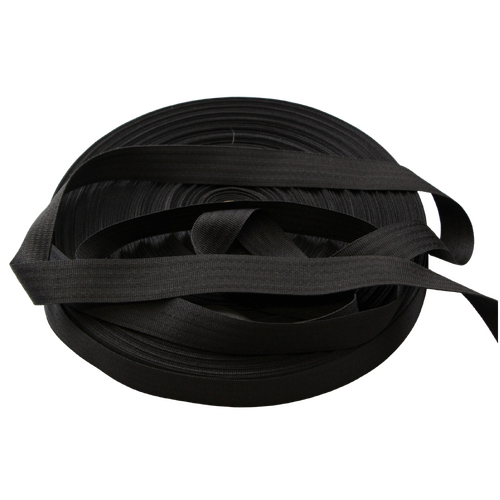 Polyester binding tape BLACK 25mm x 250mt