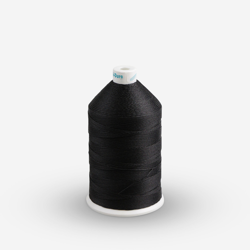 Polyester Cotton Thread BLACK M12 x 2500mt x 5 spools