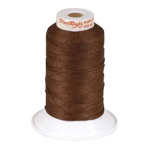 Plaitright Polyester Cotton Thread M20 BROWN 250mt
