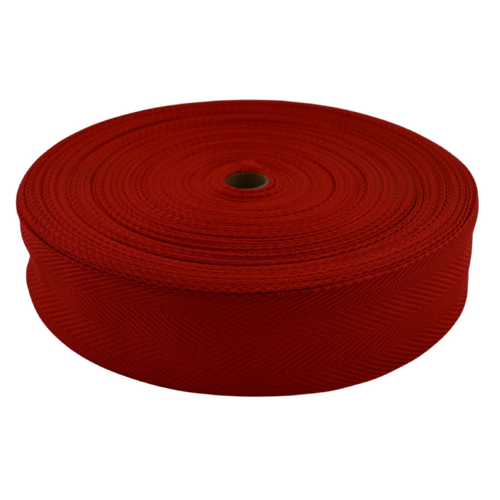Polypropylene Binding 50mm x 10mts Plain Colours [Colour: Red]