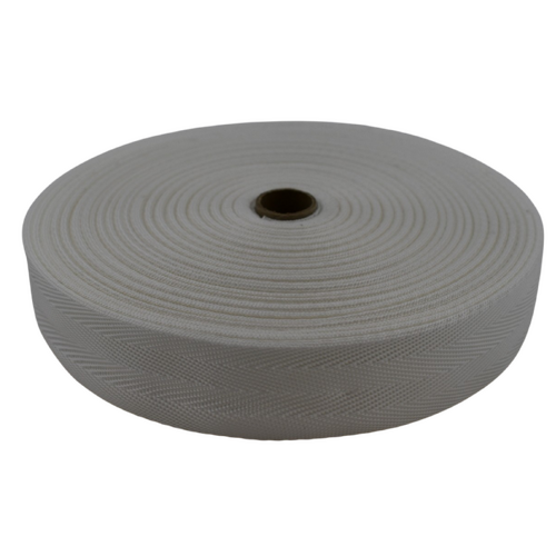 Polypropylene Binding 50mm x 50mts Plain Colours [Colour: White]