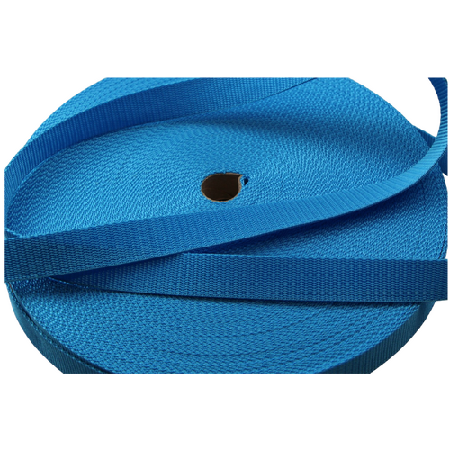 Polypropylene Webbing AQUA 25mm x 10mt