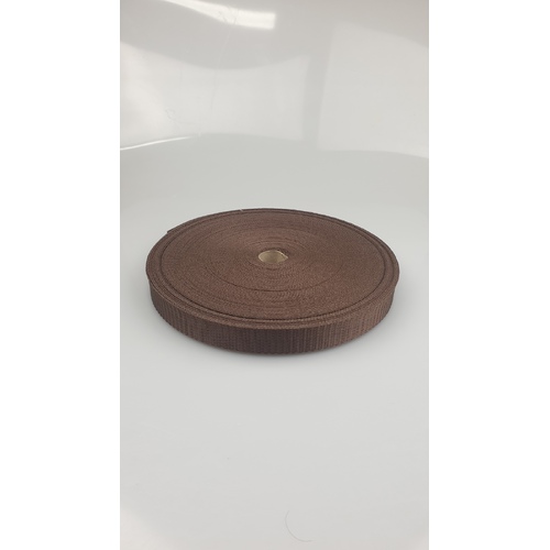 Polypropylene Webbing BROWN 25mm x 10mt