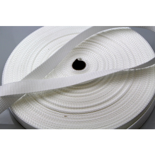 Polypropylene Webbing WHITE 25mm x 10mt