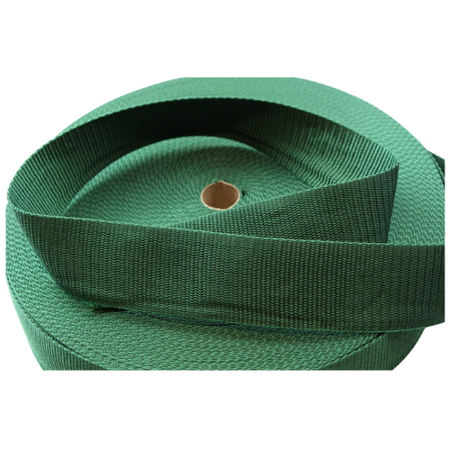 Polypropylene Webbing BOTTLE GREEN 50mm x 50mt