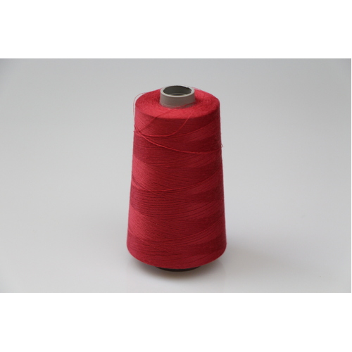 Vardhman Poly/Poly Thread M120 Red for Overlocking, light sewing work