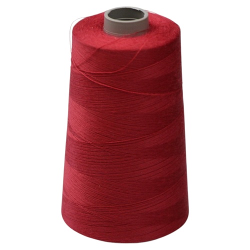 Vardhman Poly/Poly Thread M120 Red x 10 spools for Overlocking