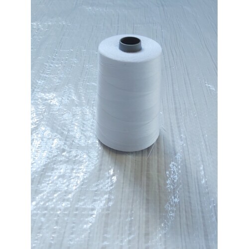 Vardhman Poly/Poly Thread M120 White for Overlocking, light sewing work