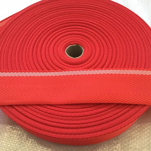 Polyprop Binding RED/WHITE 50mm x 50mt