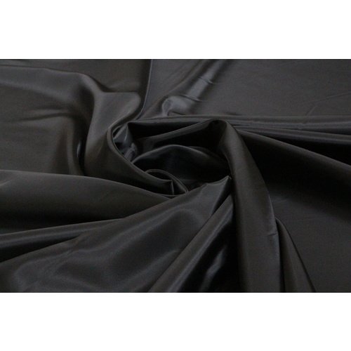 Satin/Taffeta Lining BLACK 150cm wide - 1mt cut