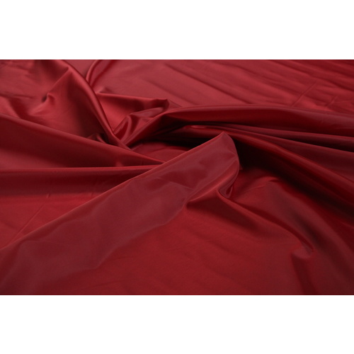 Satin/Taffeta 140gsm Lining RED 160cm wide - 1mt cut