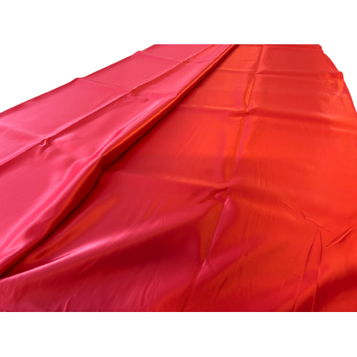 Satin/Taffeta 140gsm Lining RED 160cm wide - 1mt cut