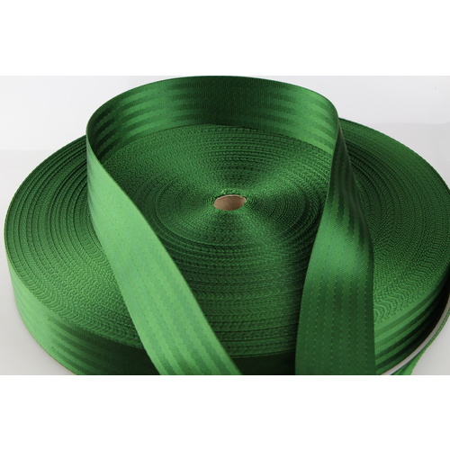 Med Green Seat Belt Webbing 25mm x 1mt Cut 