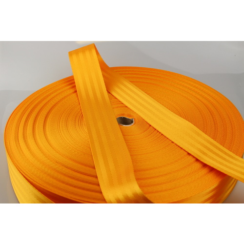 Gold Seat Belt Webbing 50mm x 1mt cut