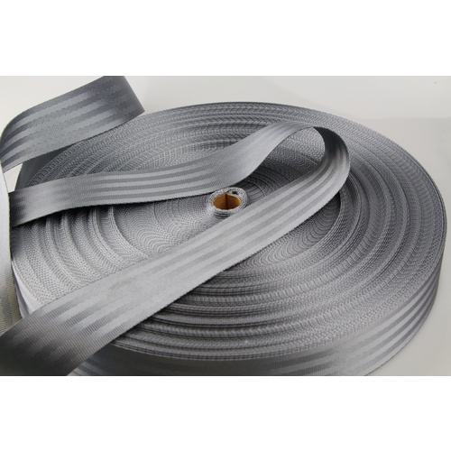 Grey Seat Belt Webbing 50mm x 1mt cut