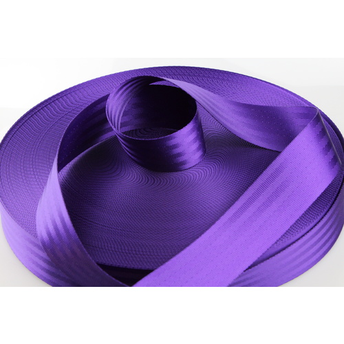 Purple Seat Belt Webbing 50mm x 1mt cut