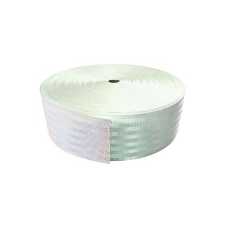 Seat Belt Webbing WHITE 100mm x 10mt