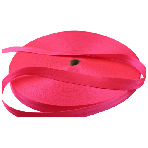 Seat Belt Webbing FLURO PINK 25mm x 100mt