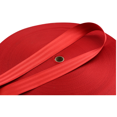 Seat Belt Webbing RED 38mm x 100mt