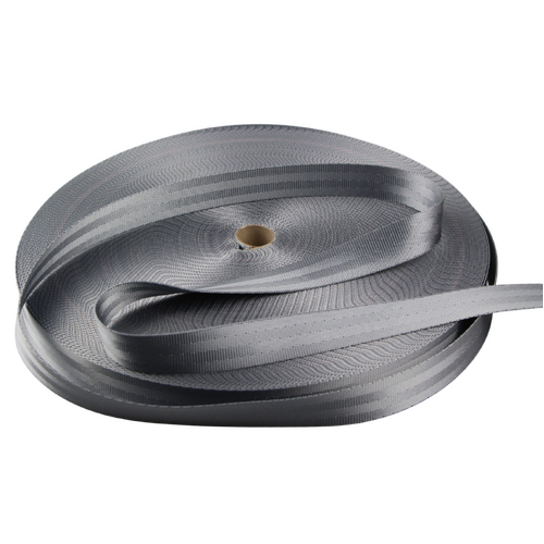 Seat Belt Webbing GREY 25mm x 10mt