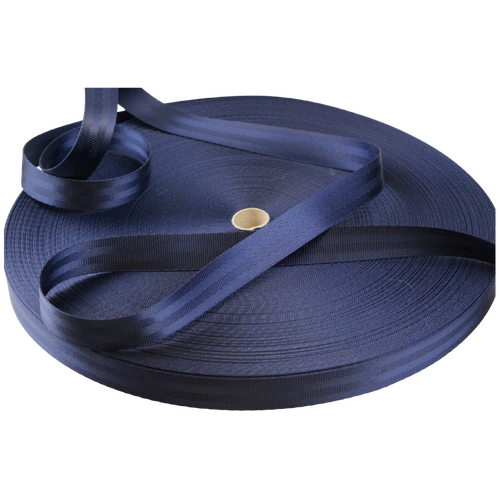 Seat Belt Webbing NAVY 25mm x 10mt