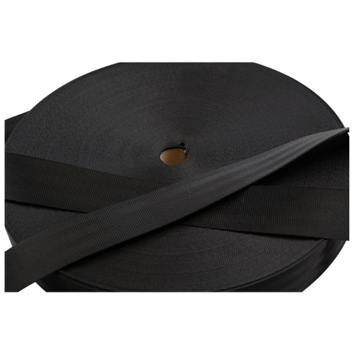 Seat Belt Webbing BLACK 38mm x 10mt