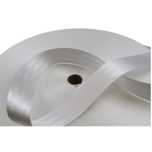 Seat Belt Webbing WHITE 38mm x 10mt