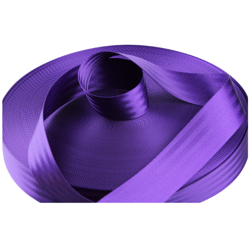 Seat Belt Webbing PURPLE 50mm x 10mt