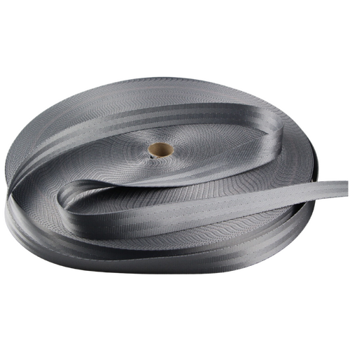 Seat Belt Webbing GREY 38mm x 100mt