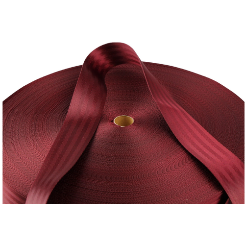 Seat Belt Webbing BURGUNDY 50mm x 10mt