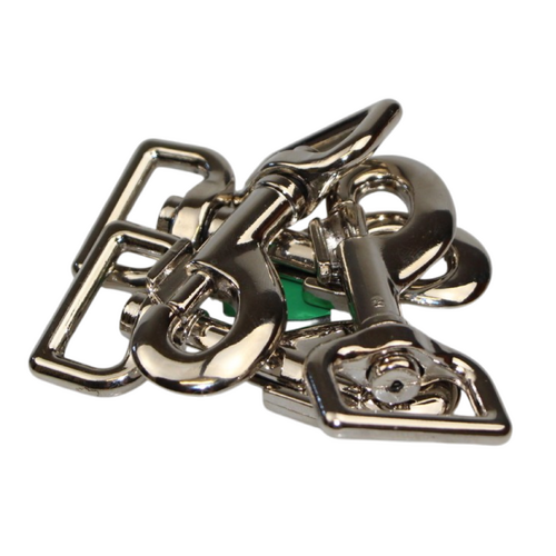 Snap hook clips 10pcs x 25mm Heavy Square End