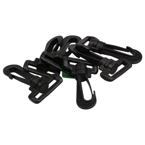 Snap hook plastic clips 25mm x 100