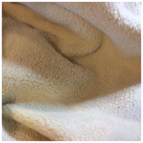 Faux Fur SHERPA FLEECE Lambswool  20 METRE ROLL - NATURAL 150cm x 20mts