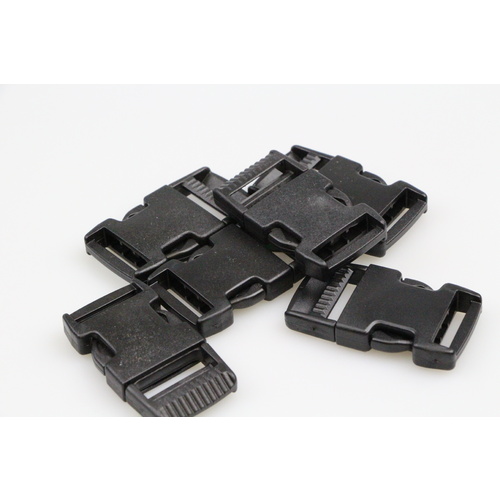 Side release buckle 100 sets of clips 25mm  x 200 pieces