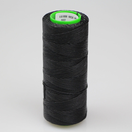 Heavy Duty Sewing Thread Black 0.8mm  170m spool