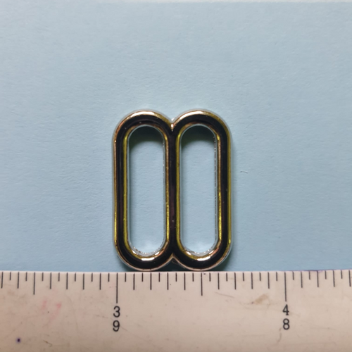 Triglides with Rounded Edges 19mm x 100 steel/nickel plated