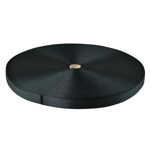 Load binder Webbing BLACK 25mm x 50mt