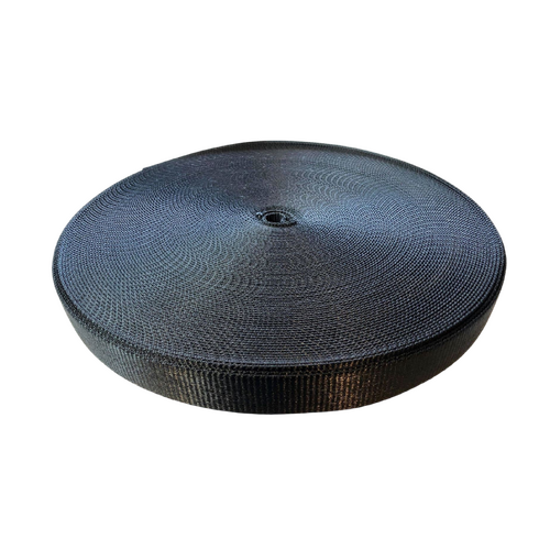 Load binder Webbing  BLACK 35mm x 50mt W108