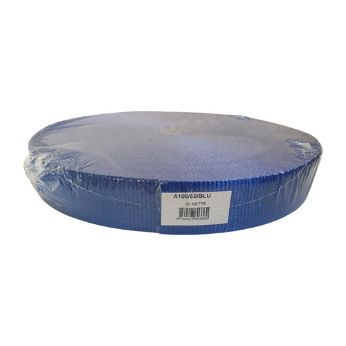Load binder Webbing ROYAL BLUE 35mm x 50mt W108 