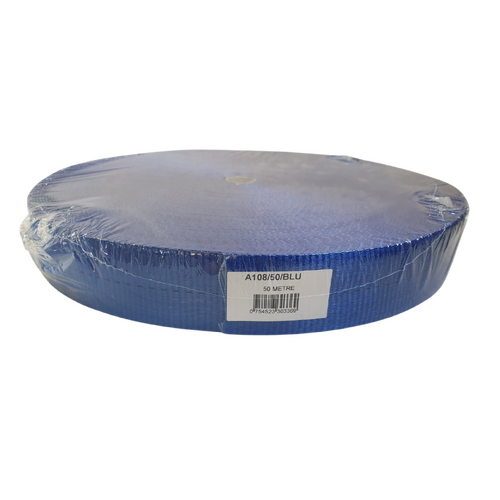 Load binder ROYAL BLUE Webbing W108 50mm x 50mt