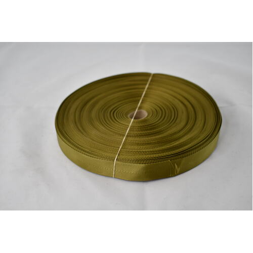 Polyester Herringbone Centrefold Binding 25mm x 100m [Colour: Khaki]