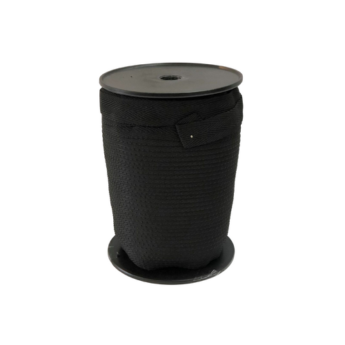 Marine-PRO Polyprop UV binding tape BLACK 25mm x 100mt